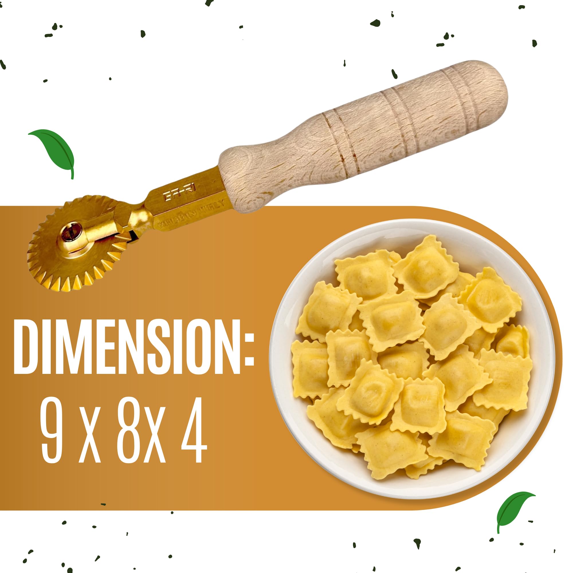 Amazon | イタリア製真鍮製フルーテッドパスタとペストリー